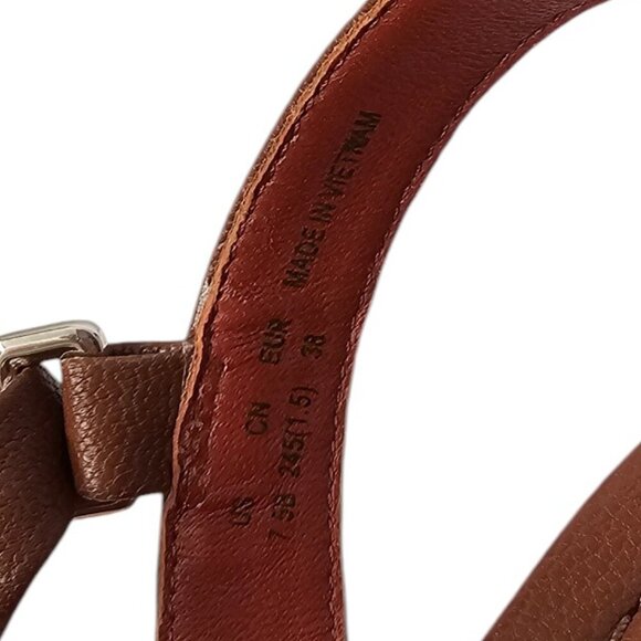 Kate Spade Womens High Rise Spade Wedges, Striped, Platform, Leather, Size 7.5 - Picture 11 of 11